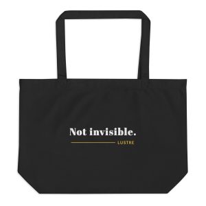 Large Not Invisible Tote Bag